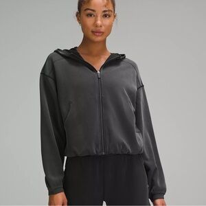 Lululemon softstreme full-zip hoodie. Size 8.